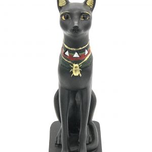 9 inch Egyptian Black Cat Statue