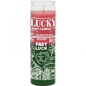 Fast Luck Candle: 7 Day Glass Candle