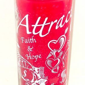 Attraction 7 day Glass Candle