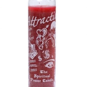 Attraction 7 day Glass Candle